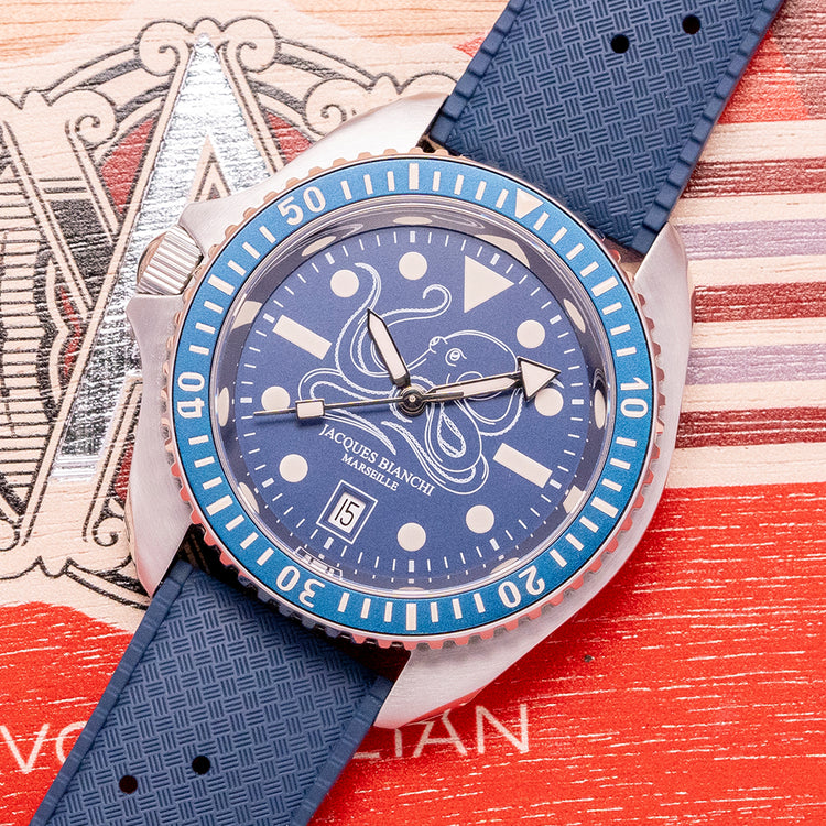 2023 Jacques Bianchi JB200 Poulpro Blue Limited 42.5mm