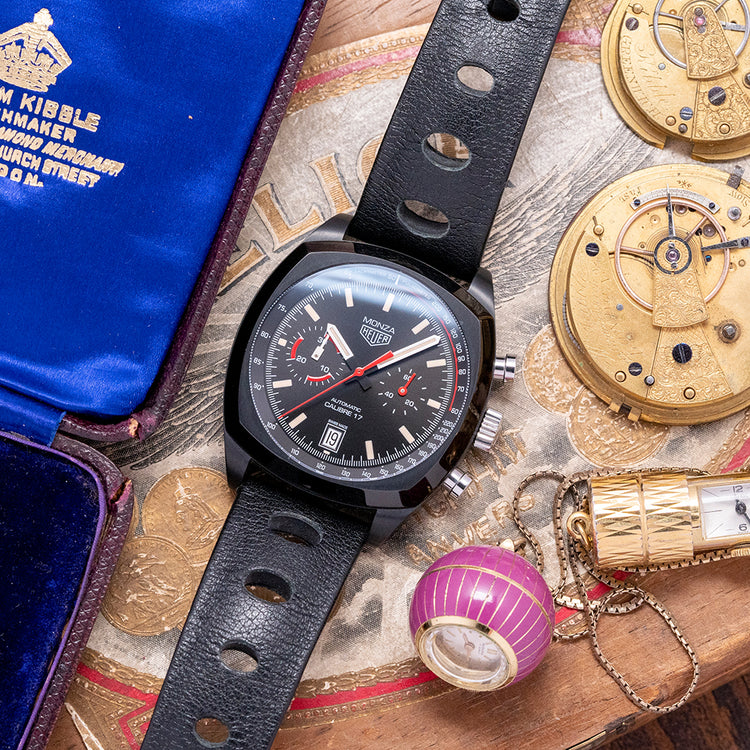 2020 TAG Heuer Monza Chronograph Black 42mm CR2080