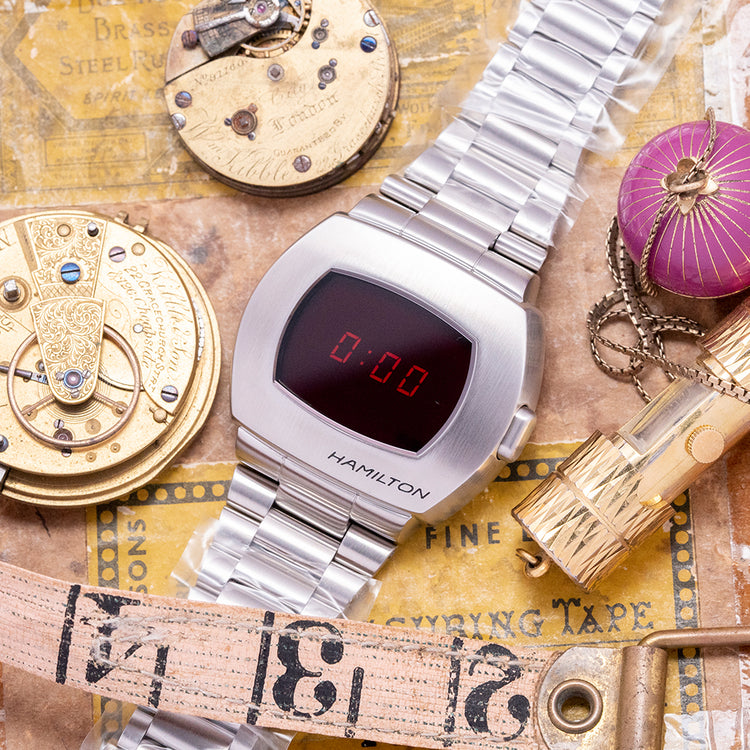 2022 Hamilton American Classic PSR Digital Quartz 'Red' H52414130