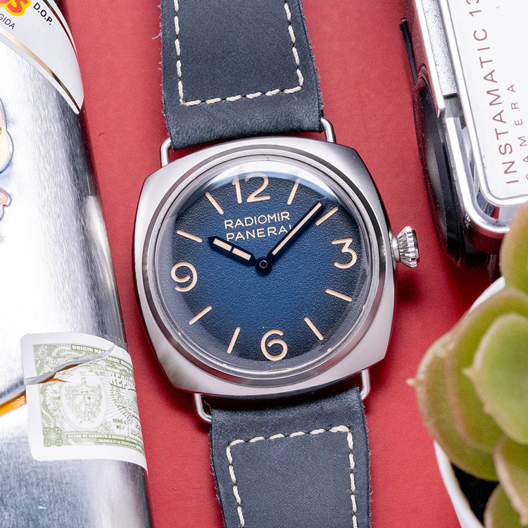 2023 Panerai Radiomir Tre Giorni Blue 45mm Manual PAM01335