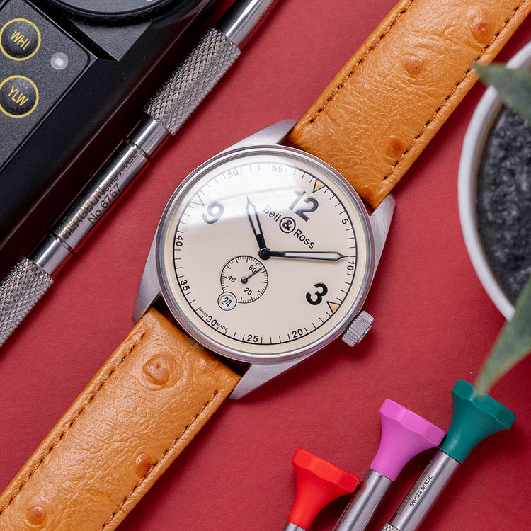 2000s Bell & Ross Automatic 38mm Egg-Shell Dial BR-123S