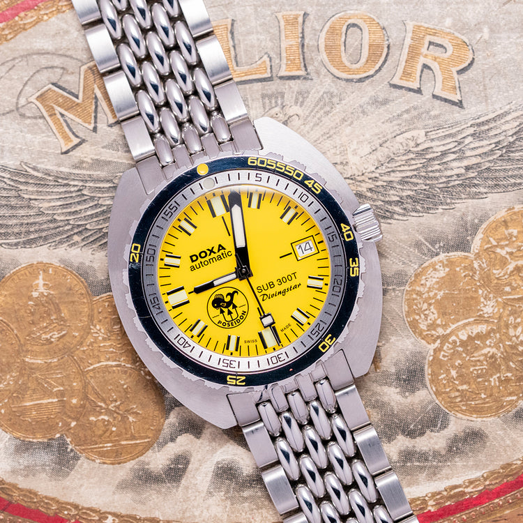 2018 DOXA SUB 300T Divingstar 'Poseidon Edition' Limited 43mm