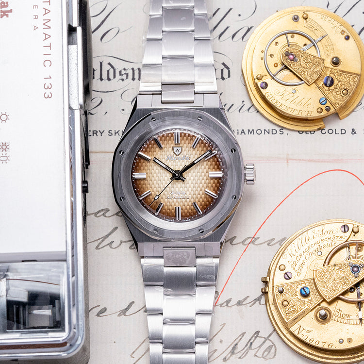 Stickered 2023 Nivada F77 Brown Smoked No Date Auto