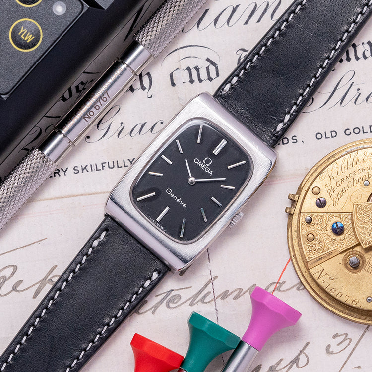 1975 Omega Genève "Tank" Black Dial 25x33.5mm 511.0469