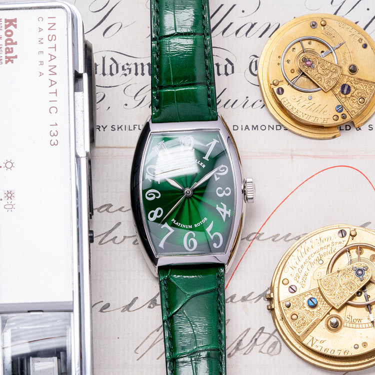 2016 Franck Muller Cintrée Curvex Green Automatic 5850