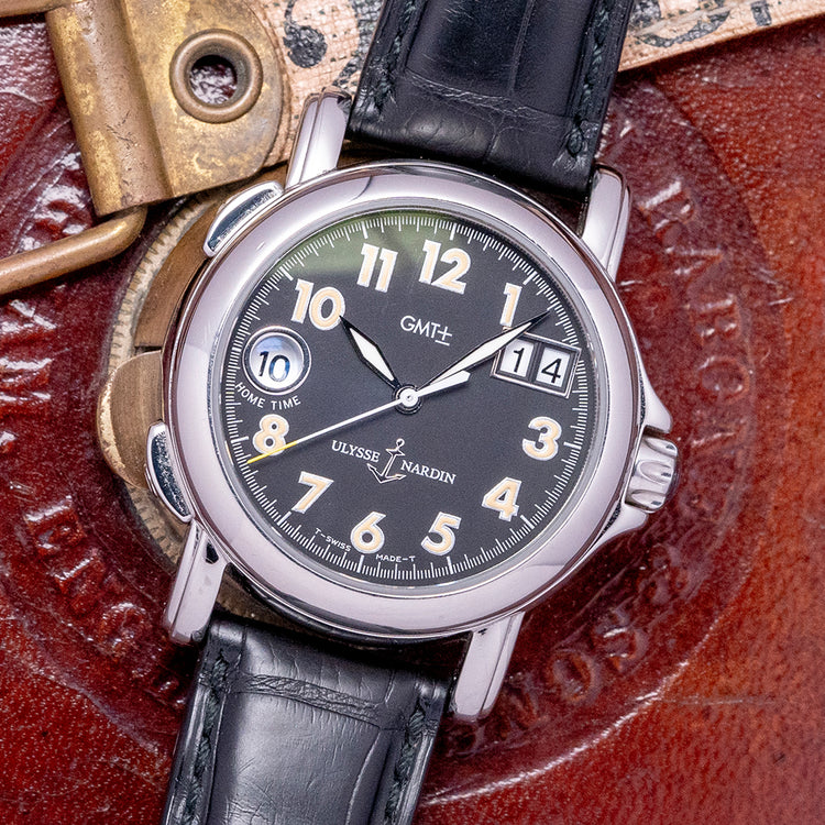 1990s Ulysse Nardin San Marco Big Date GMT 37mm 223-22