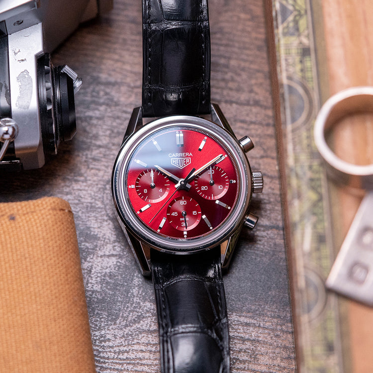 2022 TAG Heuer Carrera Red Dial Cal. 02 39mm Limited Ed.