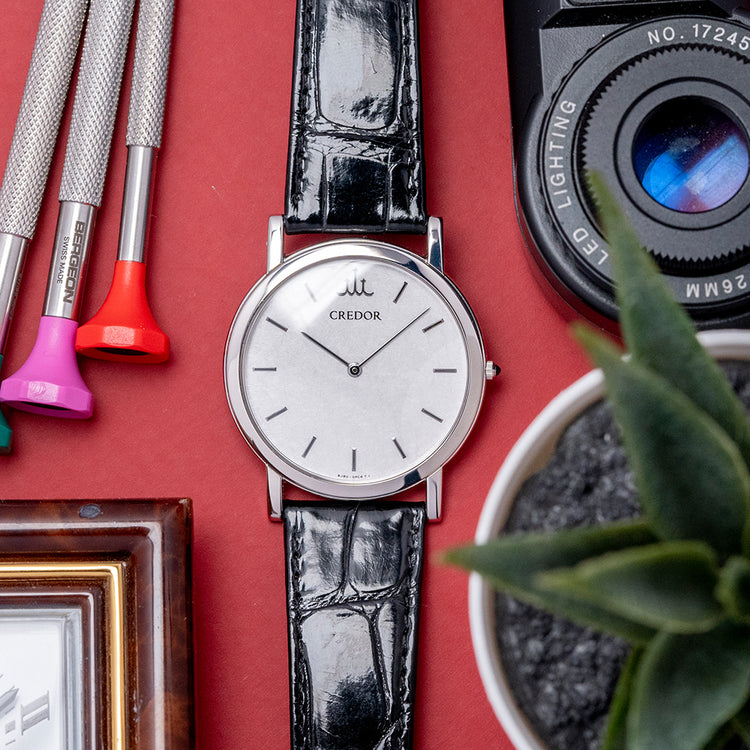 2020 Credor Signo Platinum 950 'Snowflake' Dial 33.5mm GBAT031