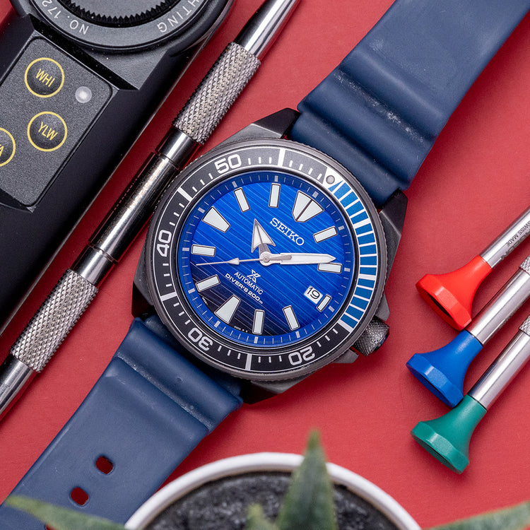 2020 Seiko Prospex Samurai Automatic Black & Blue SRPD09