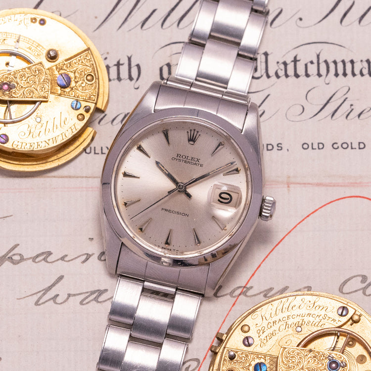 1966 Rolex Oysterdate Precision 6694 on Rivet Bracelet