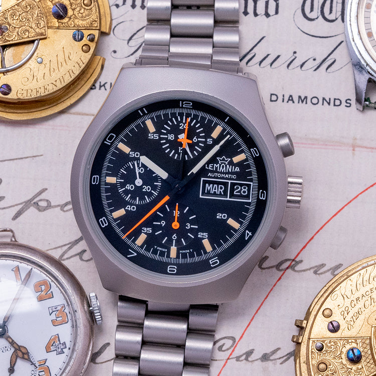 1980s Lemania Chronograph Cal. 5100 & Lemania Stopwatch
