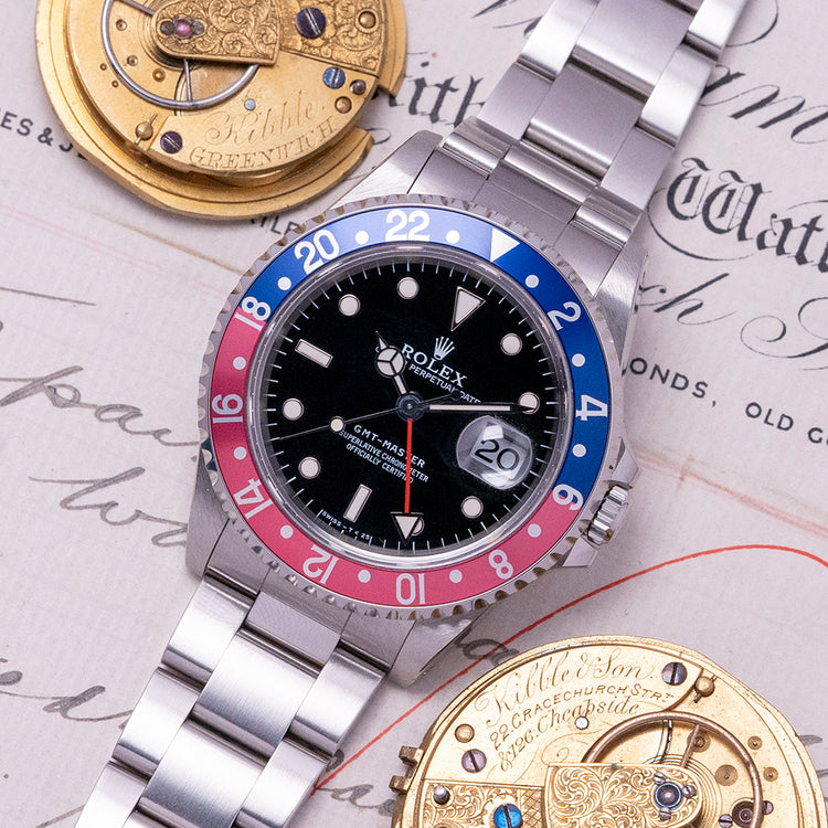 1996 Rolex GMT-Master "Pepsi" Faded Bezel 16700