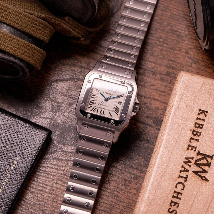 2004 Cartier Santos Galbee Automatic 2319 Box & Papers