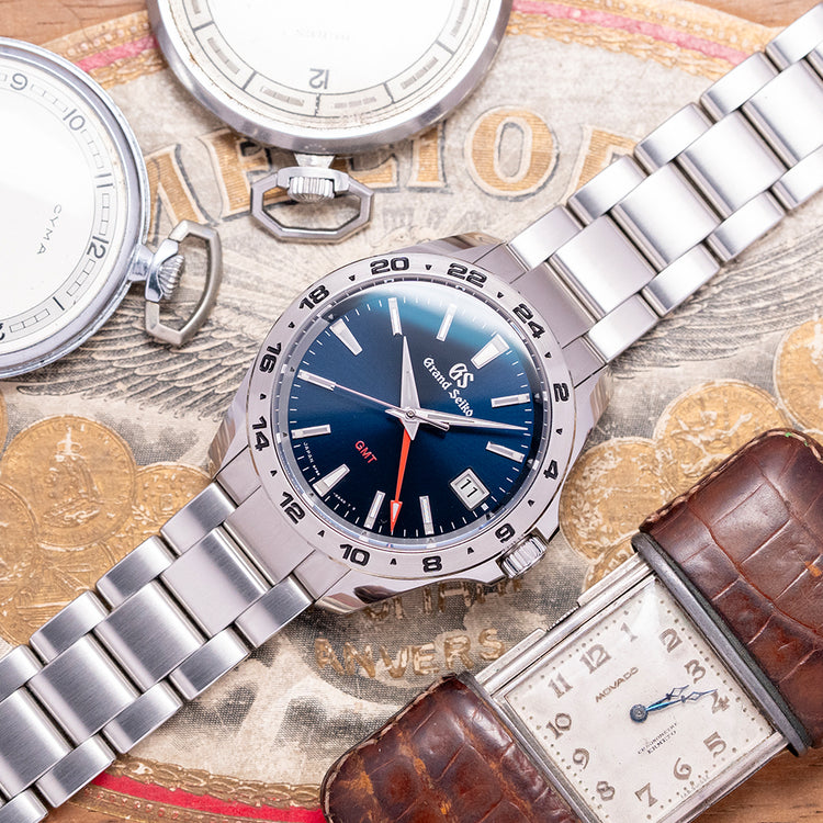 2021 Grand Seiko GMT Quartz Blue 39mm SBGN005G