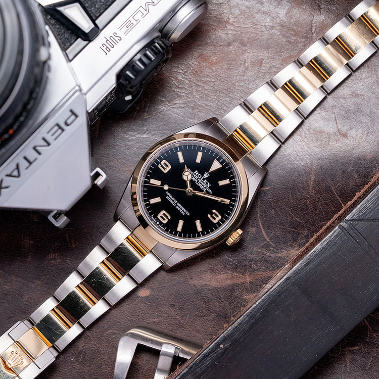 2021 Rolex Explorer I 36mm Steel & Gold 124273