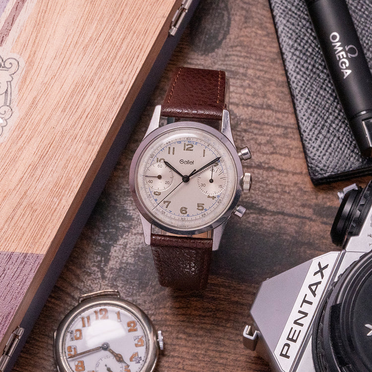 1960s GALLET Multichron 45 Chronograph Valjoux 7730