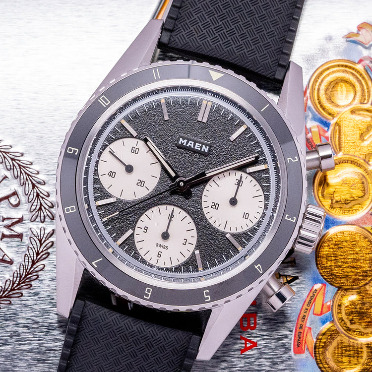 2024 Maen Skymaster 38 Chronograph Black Manual