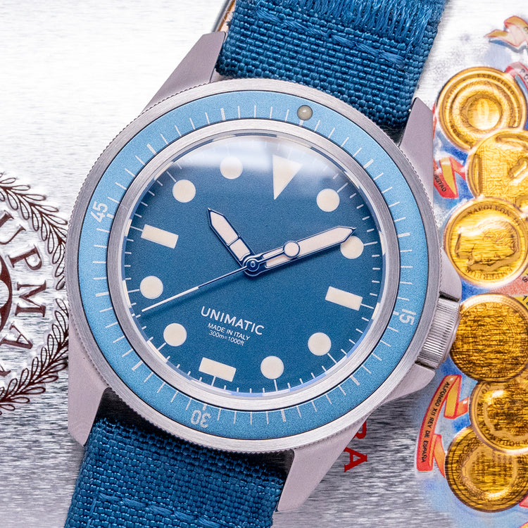 2020 Unimatic U1-MLM Massena Lab Blue Limited