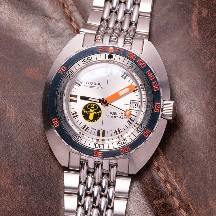 2018 Doxa SUB 300 Searambler Silver Lung Limited Edition