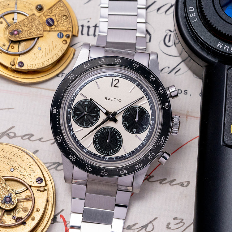 2023 Baltic Tricompax Panda Chronograph Manual 39.5mm
