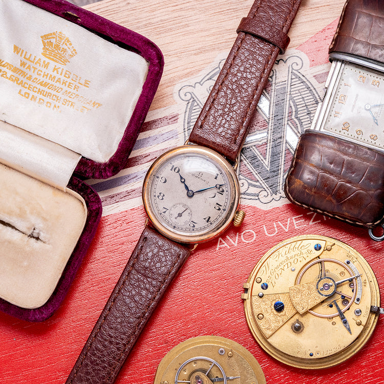 1923 Omega Pink Gold-Plated 31mm Manually Wound 26.5 S.O.B