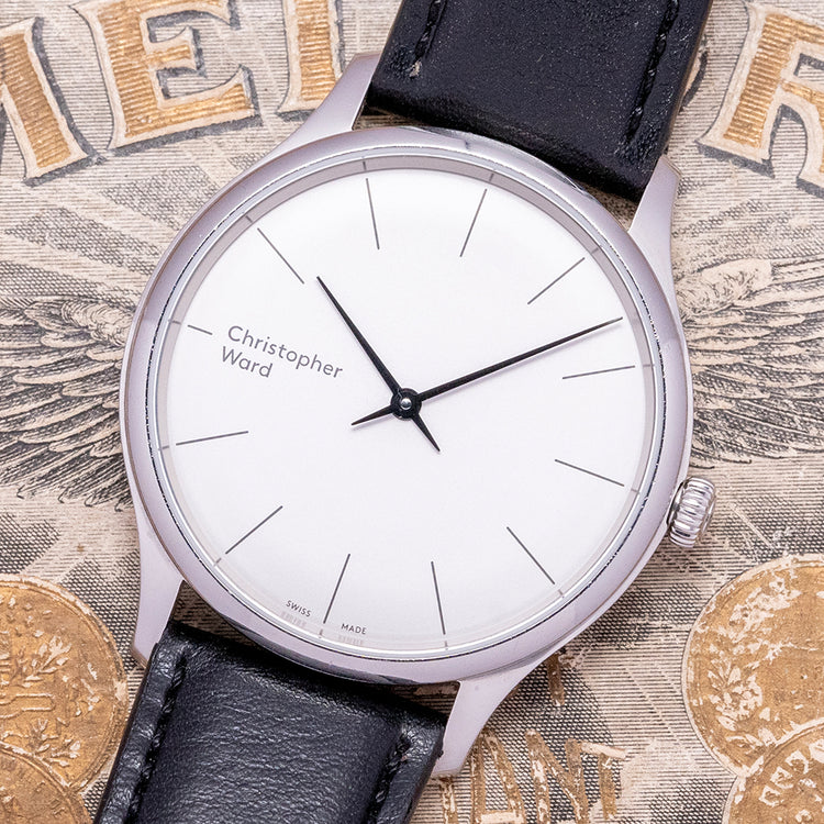 2019 Christopher Ward C5 Malvern 595 White Dial 38.5mm