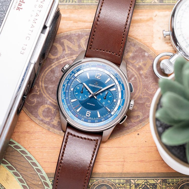 2023 Jaeger-LeCoultre Polaris Chronograph Worldtime Blue 44mm