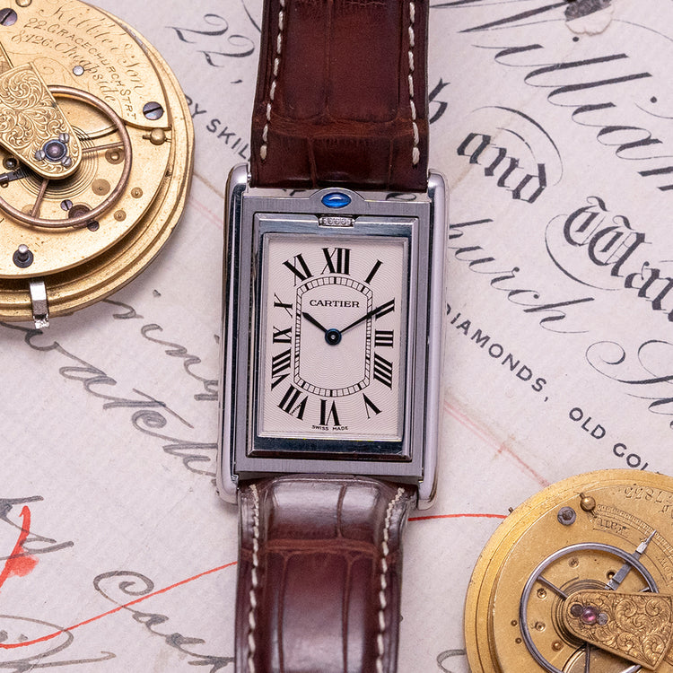 2001 Cartier Tank Basculante Mechanical 2390 25.5mm