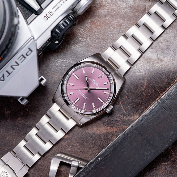 2016 Rolex Oyster Perpetual 34mm 'Red Grape' 114200