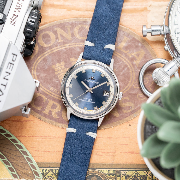 1969 Jaeger-LeCoultre Master Mariner Blue Auto K883 35mm
