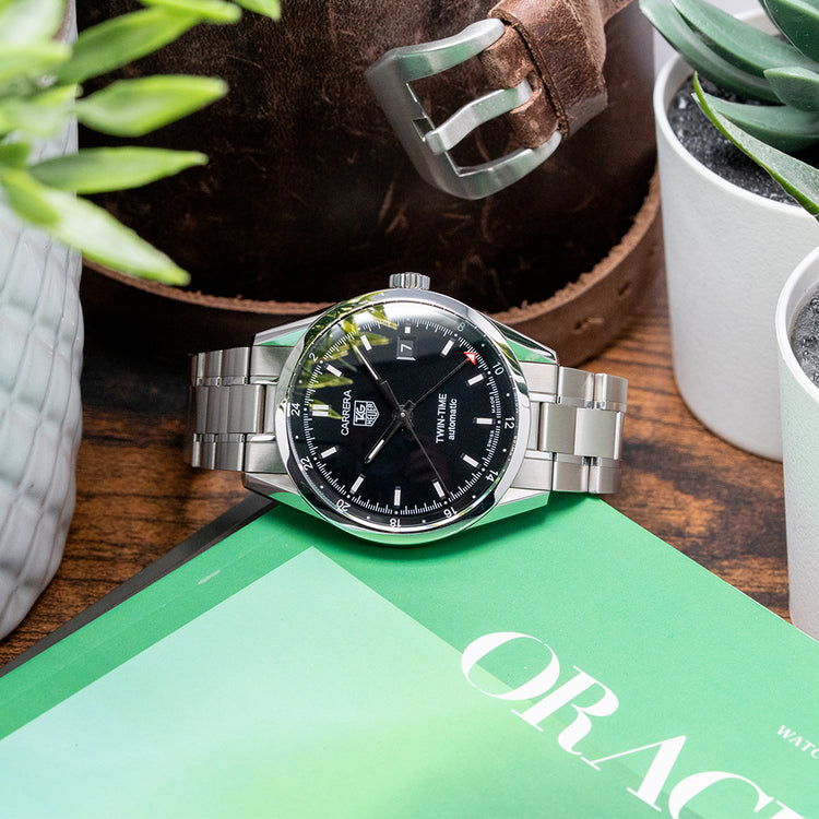 2013 TAG Heuer Carrera Twin-Time Auto 39mm WV2115