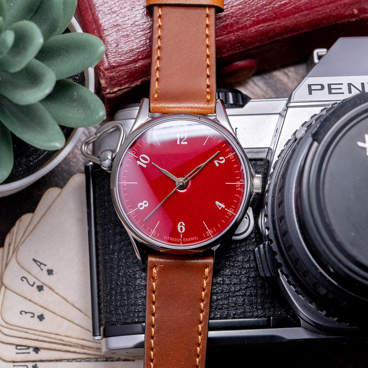 2020s AnOrdain Model 1 Medium Post Office Red 38mm Auto