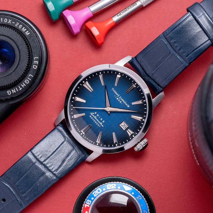 2024 Thomas Earnshaw Echelon Fumèe Blue Limited 40.5mm