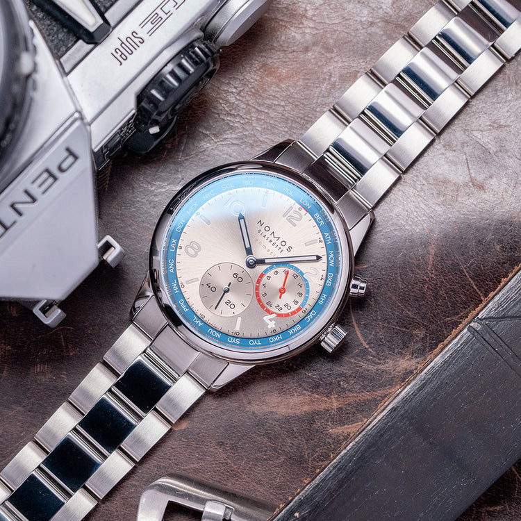 2025 Nomos Club Sport Neomatik Worldtimer Silver 40mm 791