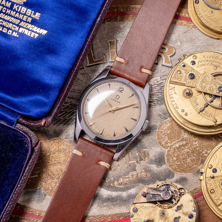 1952 Omega 'Waffle' Dial Manual Cal. 420 2650-4 33mm