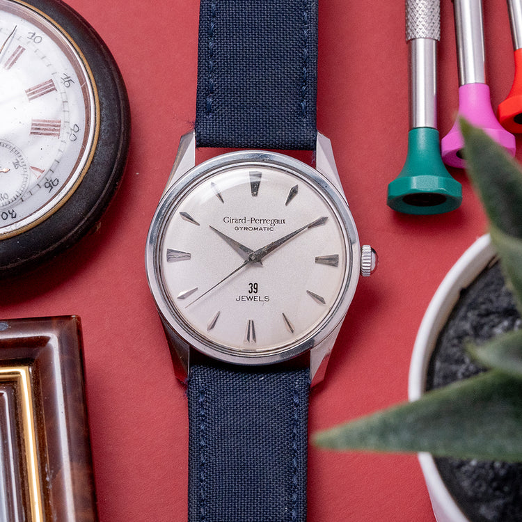 1960s Girard-Perregaux Gyromatic 39 Jewels Automatic 33.5mm