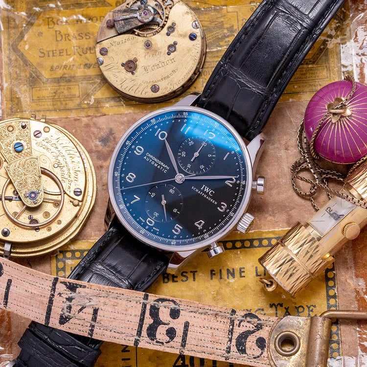 2012 IWC Portuguese Chronograph Black IW371447