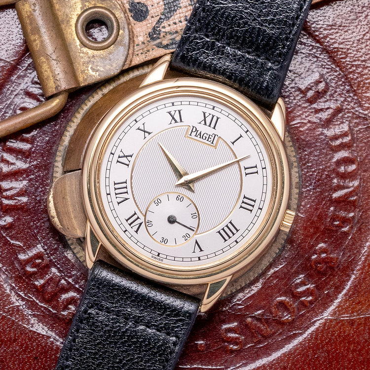 1990s Piaget Gouverneur 18ct Yellow Gold Manual 33mm