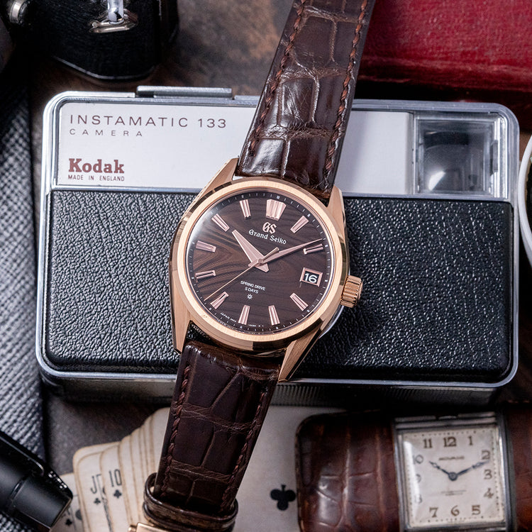 2022 Grand Seiko 18ct Rose Gold 'Tree-Rings' SLGA008J 40mm Limited