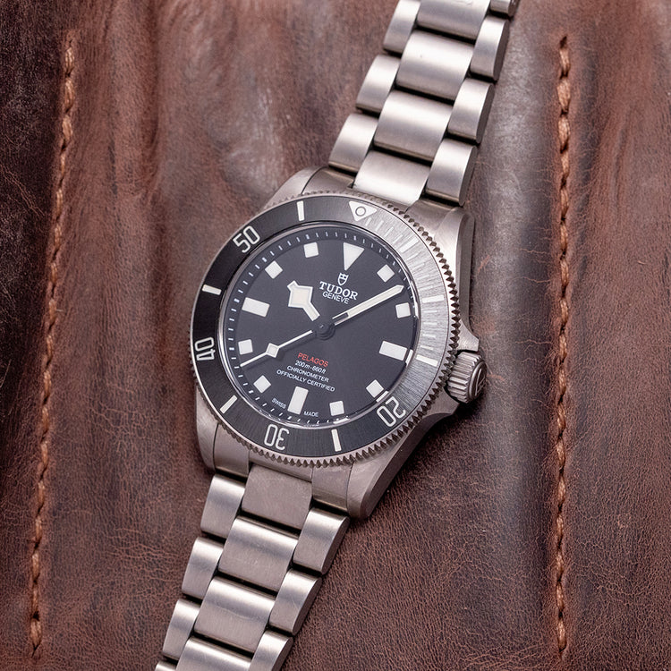 2022 Tudor Pelagos 39mm Black Titanium on Bracelet 25407N