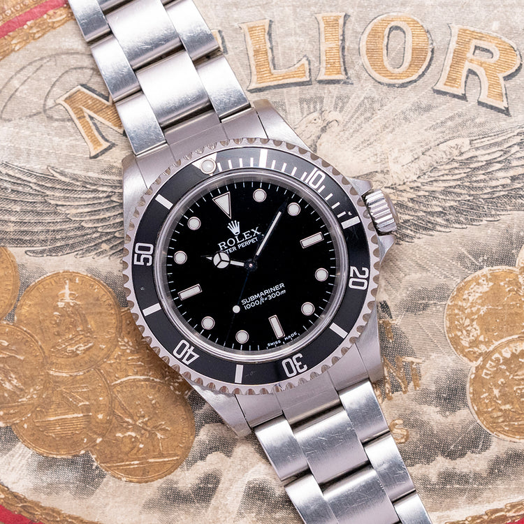 1999 Rolex Submariner No-Date "2 Liner" 40mm 14060