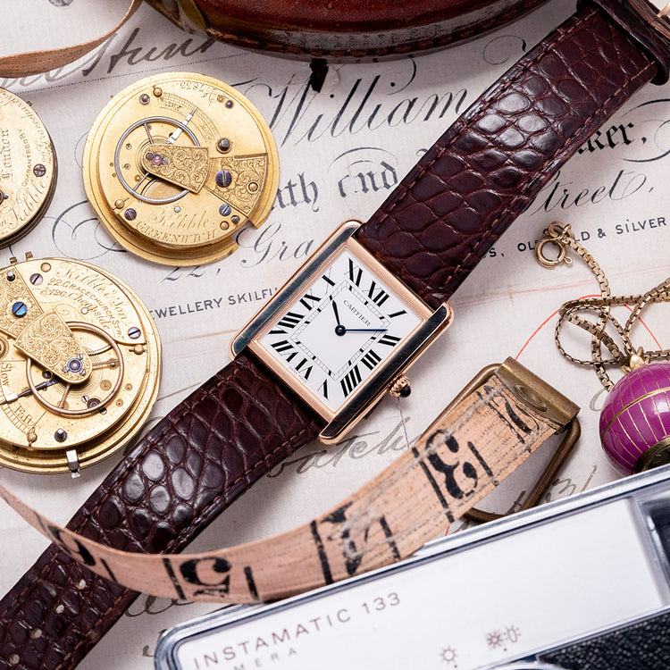 2020 Cartier Tank Solo Large 18ct Rose Gold Quartz 3167 27x34mm