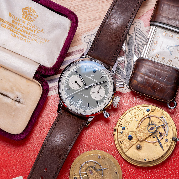 2021 Hamilton Classic Instra-Matic Auto Chrono Green 40mm