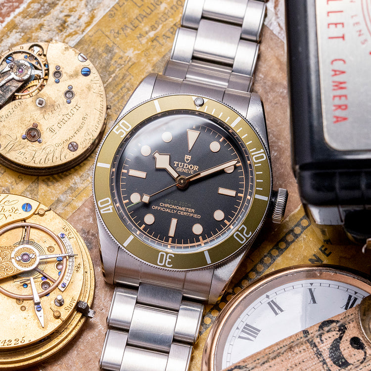 2022 Tudor Black Bay Harrods Green 41mm on Bracelet 79230G