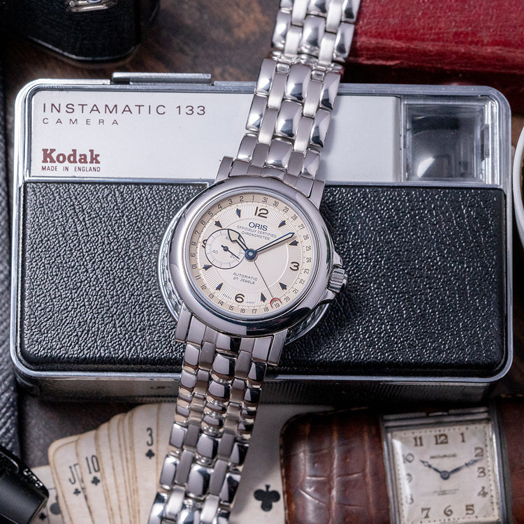 2000s Oris 'Chronometer' Pointer Date 35mm 7467B