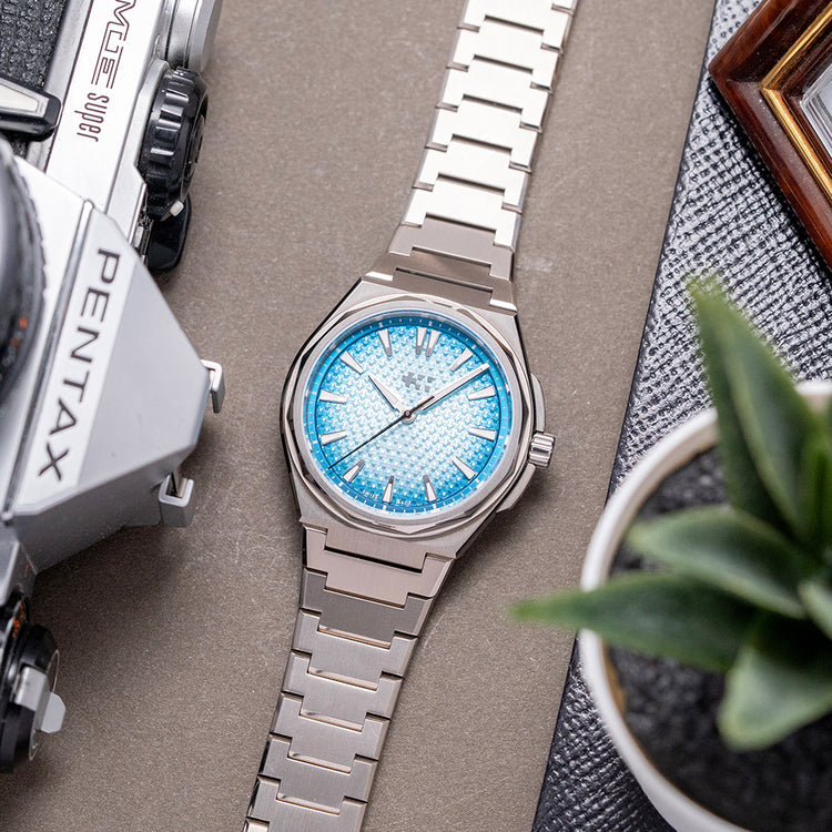 2025 Christopher Ward Twelve Titanium Cosmic Blue 36mm