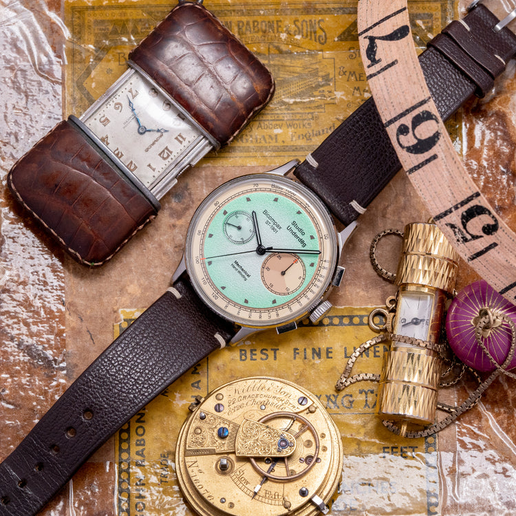 2020s Studio Underd0g Series 01 Mint Ch0c Chip Chronograph