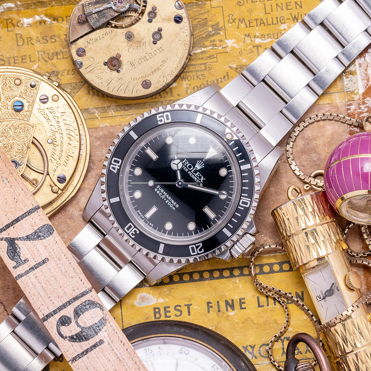 1989 Rolex Submariner No-Date Gloss Dial 5513 L-Serial 40mm