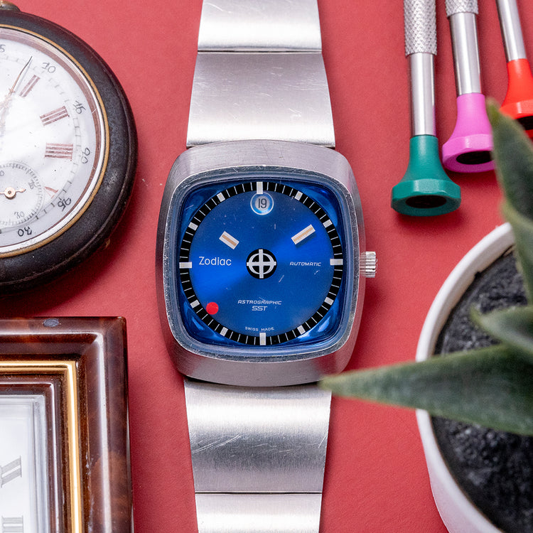 1970s Zodiac Astrographic SST 'Mystery Dial' Automatic 882-963