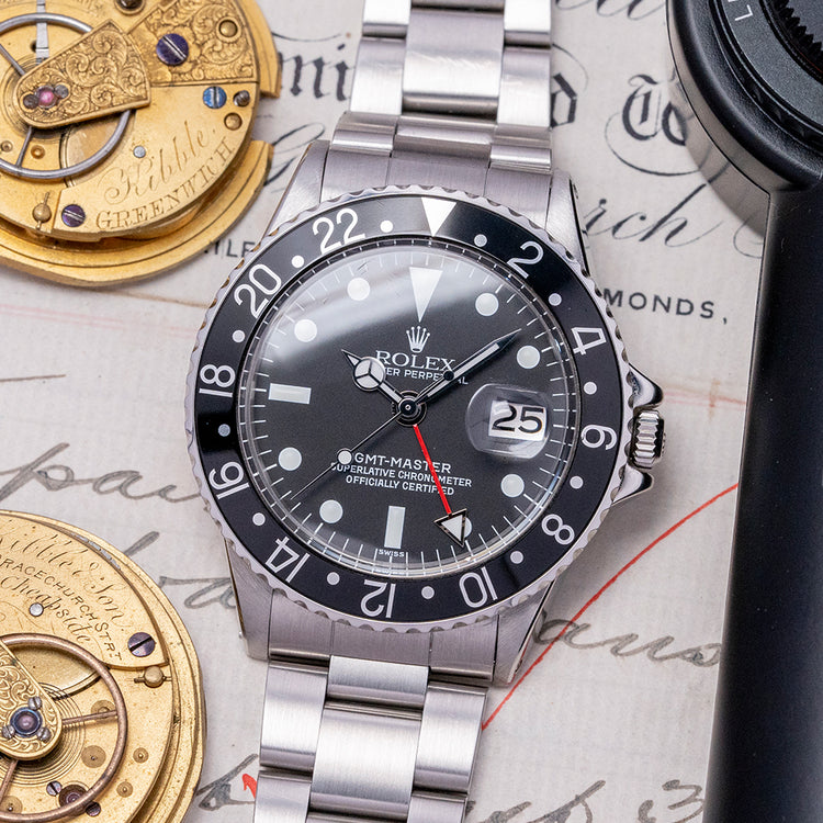 1973 Rolex GMT-Master Black 1675 Owned by Doug Flett